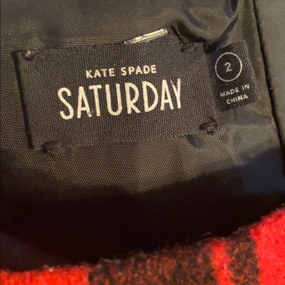 Kate spade ♠️ Saturday red and black kilt. - Picture 3 of 4